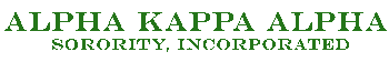 Alpha Kappa Alpha